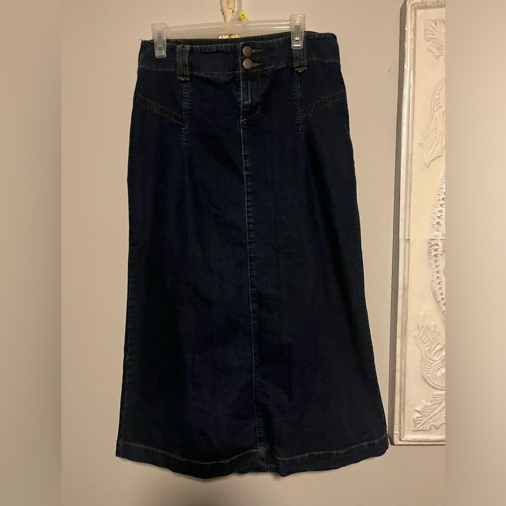 Long Jean skirt